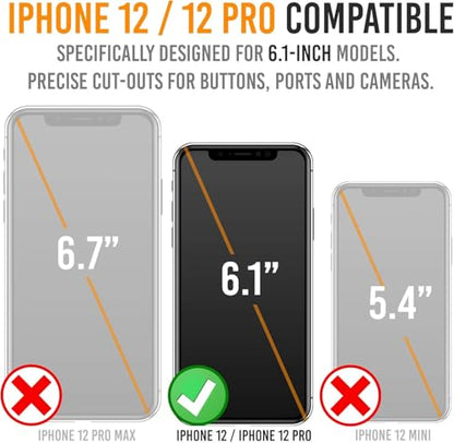 Alpatronix Battery Case for iPhone 12 Pro & iPhone 12 (6.1 inch), Strong Slim Portable Protective Extended Charging Cover with Wireless Charging, Lightning Input, Apple Pay, CarPlay- Matte Black - size: iPhone 12 Pro & iPhone 12 (6.1 inch)