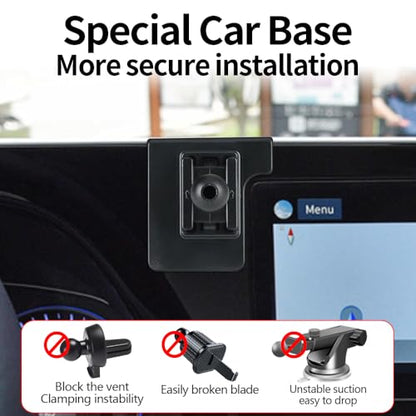 Car Magnetic Phone Mount for Hyundai Palisade 2020 2021 2022 2023 2024 2025 Auto Interior Accessories Best Cellphone Holder Fast 15W Wireless Charger Cell Phones Charging Screen Stand Accessory