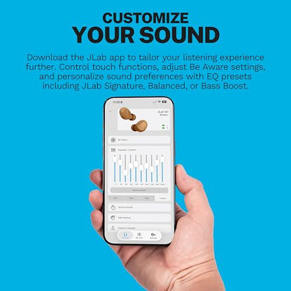 JLab, Go Air Pop+ Tones, True Wireless Earbuds, Bluetooth Earbuds with Microphone, Dual Connect, EQ3 Sound, 7572 W - color: D-7572 W, style: Nude