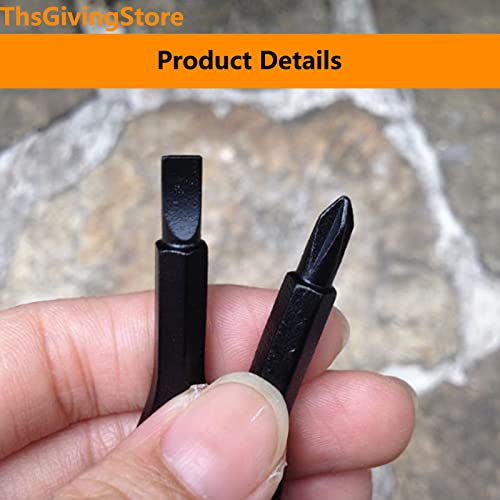 10PCS Pocket Keychain Screwdriver Tools Set, Outdoor Tool Gadgets Kit Travel Screwdriver Keychain with Key Ring for Dad Gift, Electrician, DIY