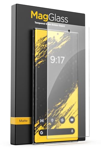 magglass Matte Screen Protector for Samsung Galaxy S24 Ultra, Anti Glare Tempered Glass Guard (Easy Applicator Included) - style: Matte