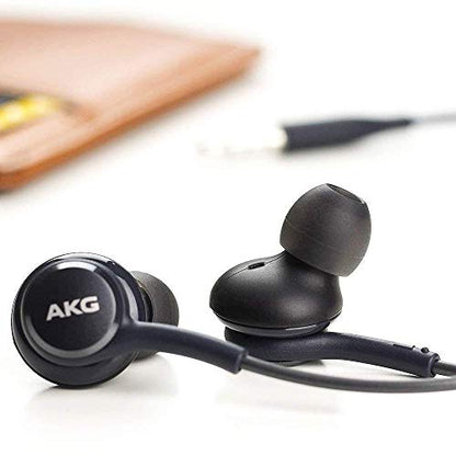 OEM Stereo Headphones w/Microphone for Samsung Galaxy S8 S9 S8 Plus S9 Plus Note 8 - Designed by AKG - 100% Original