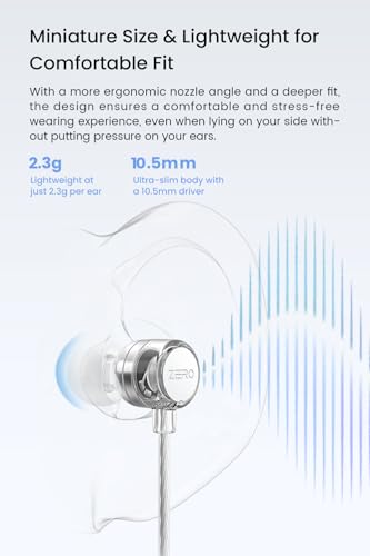 Zero Ultima Wired in Ear Earphone, 1DD Lightweight IEM-USB C (Mic) - style: USB Type-C