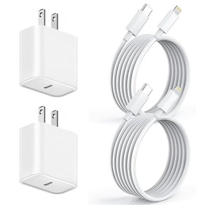 iPhone Charger Fast Charging,2Pack USB C to Lightning Charging Cord Cable - size: 3FT