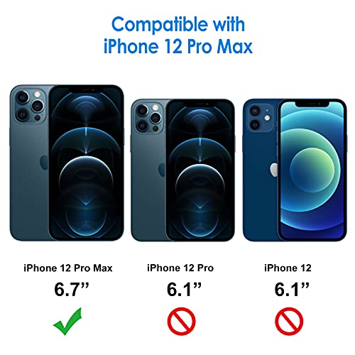 JETech Privacy Screen Protector for iPhone 12 Pro Max, 2+2 Pack - size: iPhone 12 Pro Max