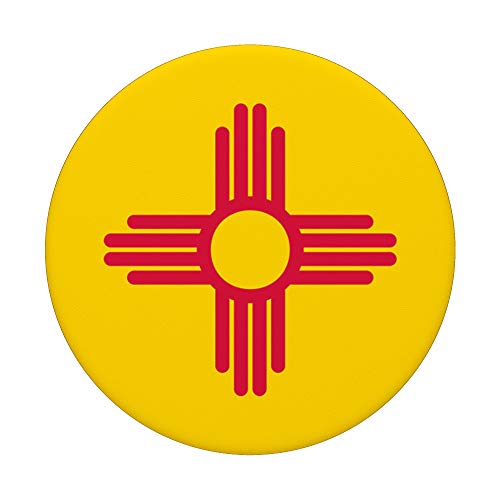 New Mexico Smartphone Grip - NM State Flag PopSockets PopGrip: Swappable Grip for Phones & Tablets