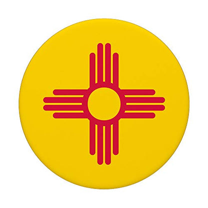 New Mexico Smartphone Grip - NM State Flag PopSockets PopGrip: Swappable Grip for Phones & Tablets