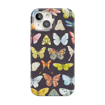 Casely iPhone 15 Plus Case | Midnight Monarch | Jenna Palek x Casely | Compatible with MagSafe | Classic Ultra Slim Design - color: Midnight Monarch | Jenna Palek x Casely