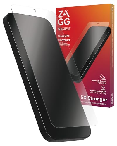 ZAGG InvisibleShield Glass Elite Samsung Galaxy S24 Screen Protector - Ultra-Strong Aluminosilicate, Enhanced Scratch Resistance, Recycled Materials, EZ Apply, Fingerprint and Smudge Resistant
