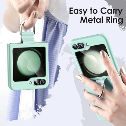 JETech Case for Samsung Galaxy Z Flip 5, Mint Green