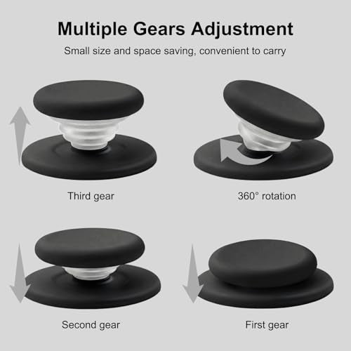 MOROCK Grip for Kindle with Kickstand and Magnetic Stand, Soft Silicone Magnetic Finger Grip for Kindle, iPhone and Smartphone, Cute Magnetic eReaders Holder, Black - color: Black