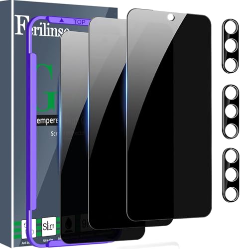 Ferilinso 3 Pack Privacy Screen Protector for Samsung Galaxy S25 Plus - size: Samsung Galaxy S25 Plus 6.7 INCH