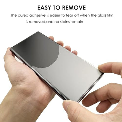 [3 Pack] Galaxy S22 Ultra Screen Protector, [Fingerprint-ID Compatible][Scratches Repair] UV Tempered Glass shield for Samsung S22 Ultra 5G - color: for Galaxy S22 Ultra (HD Glass)