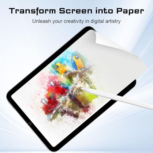 Magnetic Paper Screen Protector for iPad Mini 7 2024 (A17 Pro) & iPad Mini 6 8.3 Inch,Detachable and Reusable Nano Adsorption High Sensitive Anti Glare Matte Film for Note-Taking,Drawing, Art - size: Magnetic iPad mini 8.3