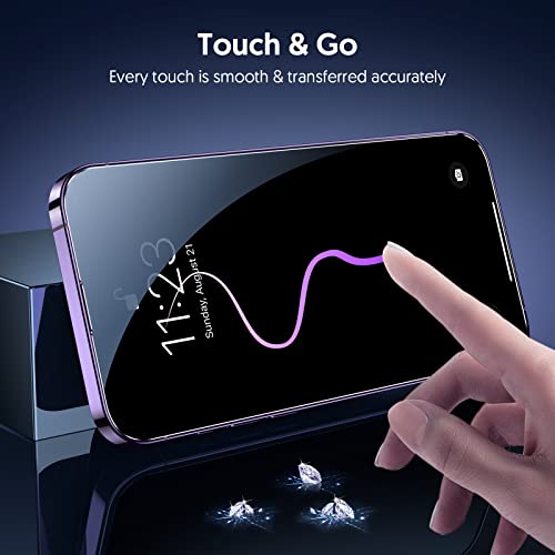 Fotbor for [3+3 Pack] iPhone 14 Pro Max Screen Protector with Camera Lens Protector, 9H Shatterproof Tempered Glass Film with Easy Installation Frame, HD Clear Sensitive Full Coverage 6.7 Inch - size: iPhone 14 Pro Max-6.7 inch
