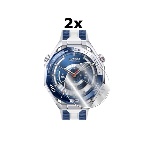 IPG Made for Huawei Watch Ultimate 2 Smartwatch Smart Watch Hydrogel Screen Protector (2 Units) Invisible HD Clear Film Anti Scratch Guard-Smooth/Self-Healing/Bubble Free for Ultimate2 - size: Ultimate 2