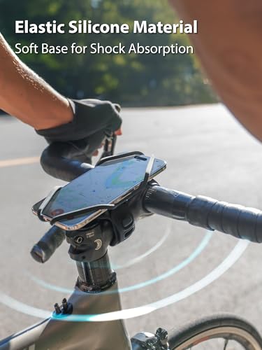 Bone Bike Tie 6 Pro, Universal Bike Phone Stem Mount for 4.7"-7.2" Phones
