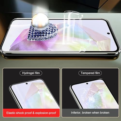 [2 Pack] Hydrogel Flexible Screen Protector for Samsung Galaxy A57 - color: Samsung Galaxy A57