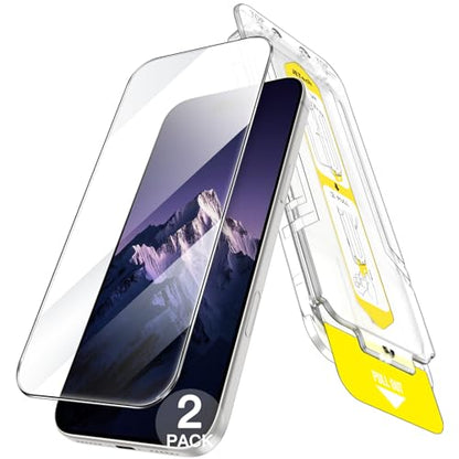 JETech Screen Protector for iPhone 15 Pro, 2-Pack - size: iPhone 15 Pro