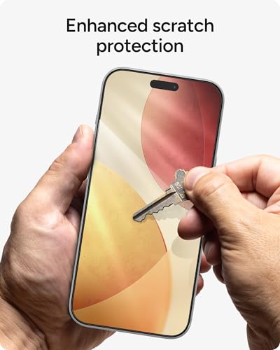 ZAGG Glass Elite Screen Protector for iPhone 17 Pro Max - 5X Stronger Tempered Glass, ClearPrint Technology for Smudge Free Clarity, Smooth Feel, Full Coverage, InvisibleShield, Easy Two-Step Installation - size: iPhone 17 Pro Max, style: Glass Elite