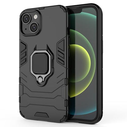 Max Power Digital Magnet Case for iPhone 15 Shockproof Hard Phone Cover with Grip, Metal Ring Kickstand Bumper Shell [Compatible with Magnetic Car Mount] (Black) - size: iPhone 15