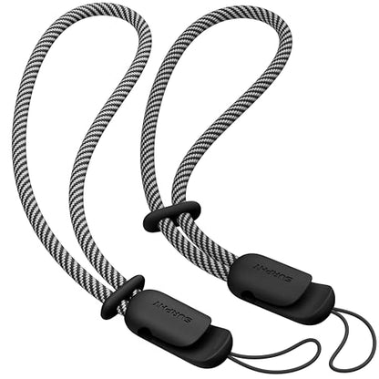 SURPHY 2 Pack Phone Lanyard, Phone Wrist Strap for Case, Camera Wrist Strap - color: Black & Black