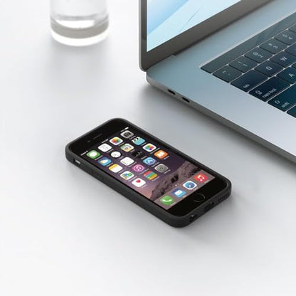 TENOC Phone Case Compatible with iPhone 6 & iPhone 6s, Black Case Anti-Fingerprint Protective Bumper Matte Cover for 4.7 Inch - color: Black, size: iPhone 6/6s