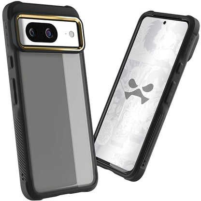 Ghostek Covert Clear Pixel 8 Case - Shockproof Silicone, Compatible with Wireless Charging, Slim Protective Phone Cover (6.2 Inch, Black) - color: Black [Limited Edition], size: Pixel 8