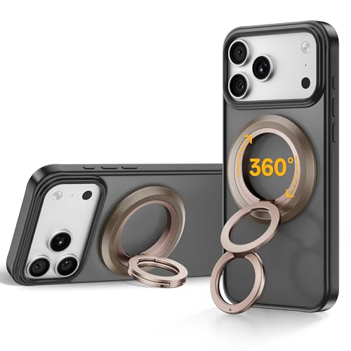 SYNCWIRE Magnetic Phone Ring Holder, for MagSafe Phone Grip Stand Kickstand - color: Desert Gold