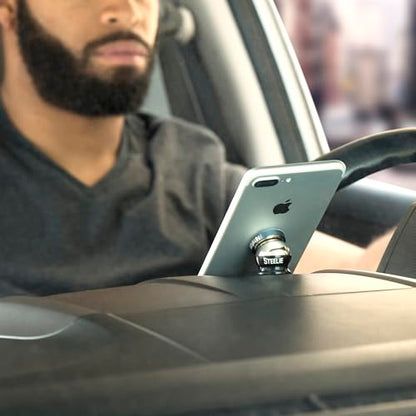 Nite Ize Steelie Magnetic Phone Socket Plus - Strong Dashboard Mount Phone Socket for a Secure Hold - Smooth Glide - Adjustable Viewing - Works with Steelie Mounts - style: Phone Socket Plus