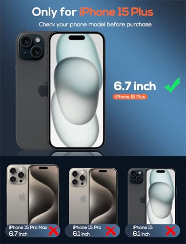 4 Pack for iPhone 15 Plus Screen Protector，Premium Tempered Glass Film 9H Hardness，Scratch Resistant，Bubble Free，Easy Installation，Ultra Durable，HD Clear，Case Friendly [6.7 inch] - size: iPhone 15 Plus