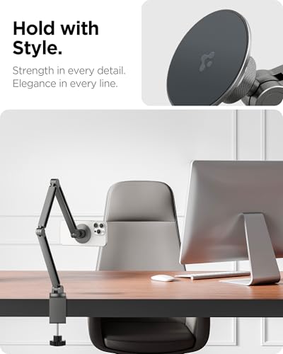 Spigen MagSafe Mount OneTap MagFit Adjustable and Flexible Phone Holder - size: Phone Holder Clamp Stand