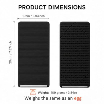Portable Foldable Silicone Aluminum Phone Holder, 2026 New Flexible Silicone Aluminum Phone Holder, Folded into Any Shape, Universal Adjustable Anti-Slip Desktop Mount for Home Office Travel (Black) - color: Black