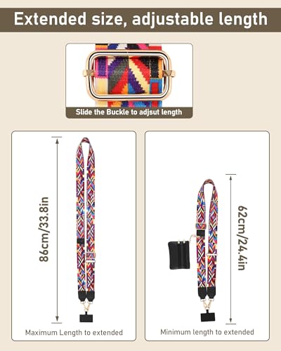 EPSUNORISE Clip and Go Strap for Phone with Wallet Crossbody - color: Blue