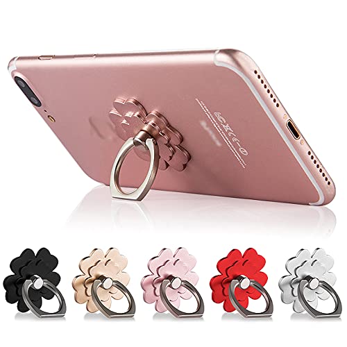 Kinizuxi Phone Ring Holder,360°Rotating Finger Grip Stand (5-Pack)