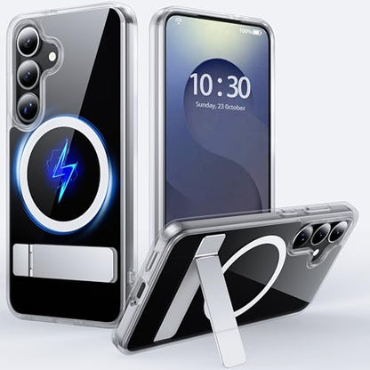 for Samsung Galaxy S25 Case with MagSafe Clear - color: Clear, size: Galaxy S25 with Stand