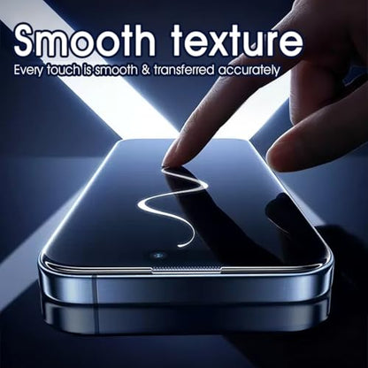 3 Pack Privacy Screen Protector for iPhone 11 6.1 Inch with 3 Pack Camera Lens Protector, Anti Spy Tempered Glass Film, Anti-Scratch, Touch Sensitive, Case Friendly