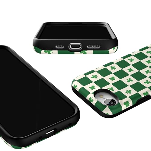 Casely iPhone 16e Case | Lucky You | Shamrock | Bold Protective Design | Compatible with MagSafe - color: Lucky You | Shamrock