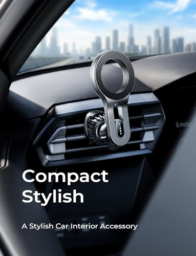 LISEN Upgraded for MagSafe Car Mount, Super Magnetic Phone Holders for Car Air Vent Car Phone Holder Mount, Car Magnet Phone Mount, Magnetic Car Phone Holder for iPhone 17-12 Series, Carbon Fiber - color: Carbon Fiber