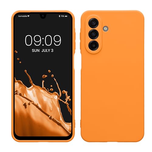 kwmobile Case Compatible with Samsung Galaxy A17 4G / 5G Case - Protective Slim TPU Phone Cover - Soft Matte Finish - Fruity Orange - color: Fruity Orange, size: Galaxy A17 4G / 5G