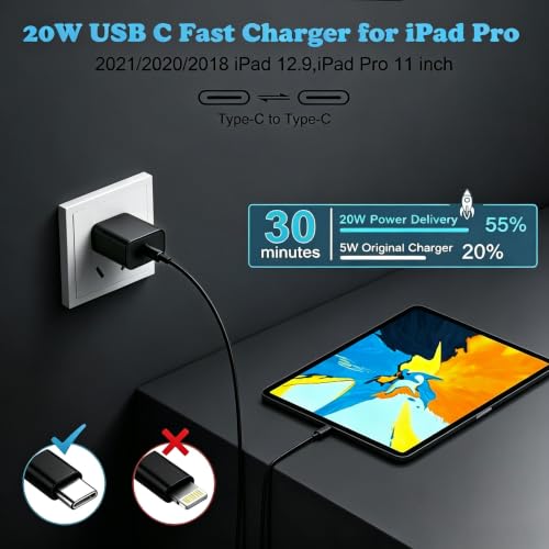 i Phone 17 Charger Fast Charging,USB c Charger,wall Charger with 6ft Cables (Black, 4ft and 6ft) - color: Black, size: 4ft and 6ft