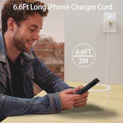 iPhone 17/16/15 Pro Max Charger Fast Charging PD 30W, 6 FT Cable - color: 30White, size: 6FT