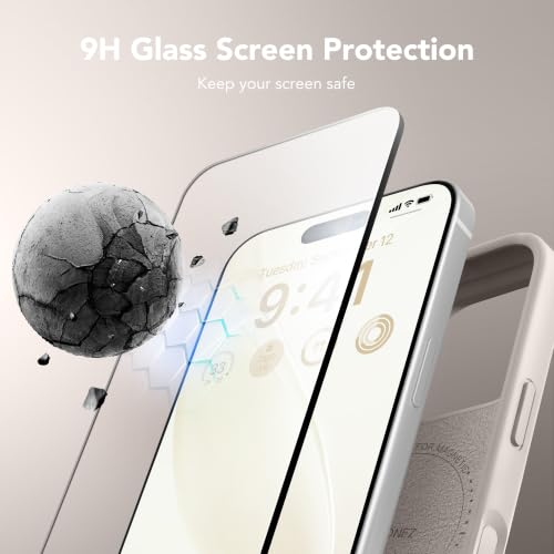 GONEZ Magnetic for iPhone 16 Pro Max Case, Silicone Cover Stone - color: A-stone, size: Iphone 16 Pro Max