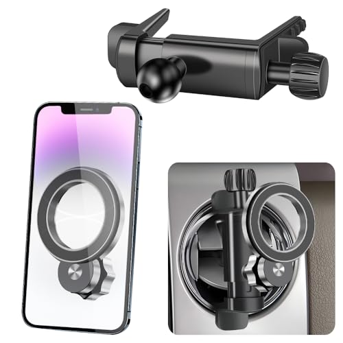 Car Magnetic Phone Holder Mount for Ford Mustang 2005-2023 (Not for Mach E)，F-150 2004-2014，F-250 2008-2016，F-350 2008-2016，Expedition 2003-2017 Circular Air Vent Accessories Cell Cellphone Stand