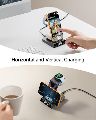 3-in-1 Charger for Fitbit Versa 4/3, Sense 2/1, Fitbit Ace LTE (No Adapter)