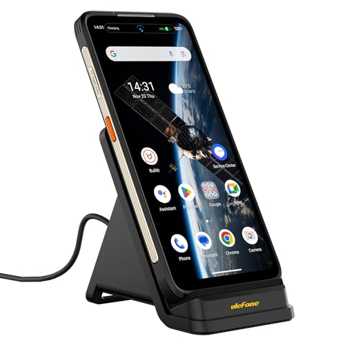 Ulefone WCS01 50W Wireless Charger, 50W Max Fast Wireless Charging Stand, Fast Charge Compatible with Ulefone Armor 23/25/27/28 Series(No AC Adapter)