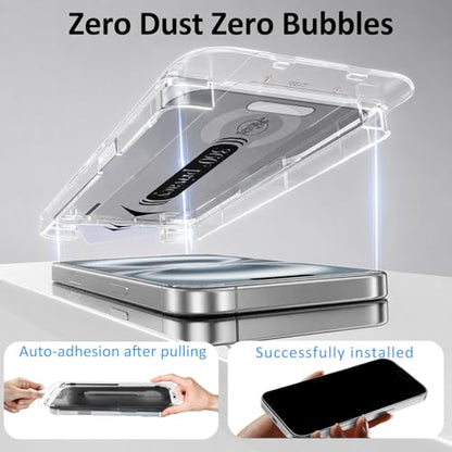 2 Pack 360° Privacy Screen for iPhone 16/15/15 Pro,Easy Install - size: 16/15/15 Pro
