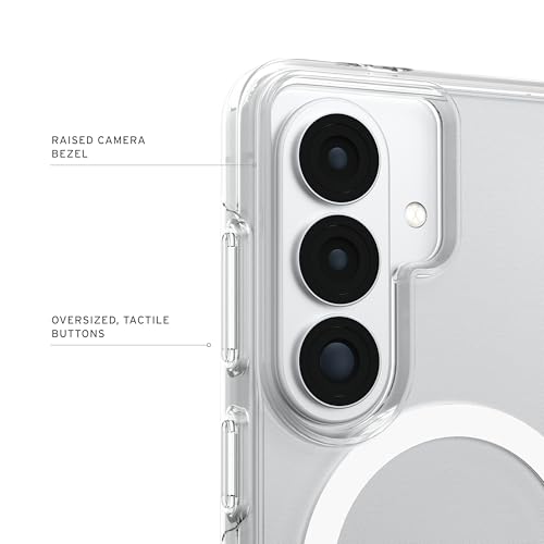 URBAN ARMOR GEAR UAG for Samsung Galaxy S26 Case 6.3" Scout Clear - Magnetic Charging Compatible Transparent Rugged Military Drop Tested Protective Cover, Ice/White - color: Scout Clear - Ice/White