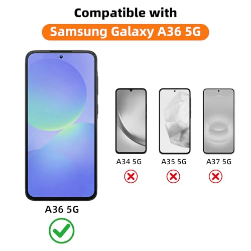 3 Pack Privacy Screen Protector for Samsung Galaxy A36 5G/A56 5G - size: [Privacy] Galaxy A36 (3 Pack)