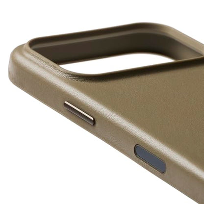 Bellroy Phone Case for iPhone 17 Pro Max (Leather Phone case) - Khaki - color: Khaki